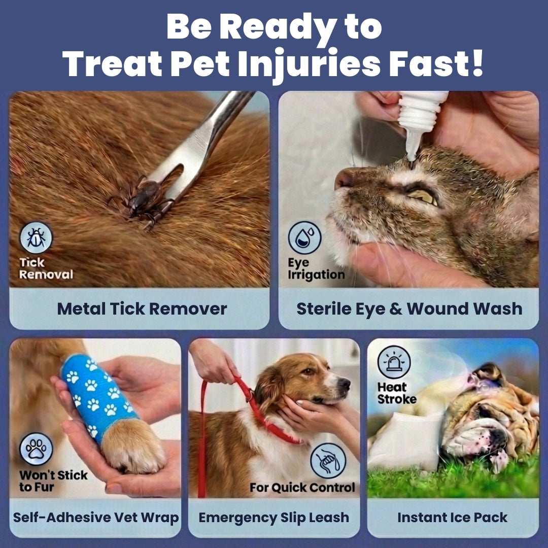 Pet First Aid Kit for Dogs & Cats with Vet-Approved Essentials image 2