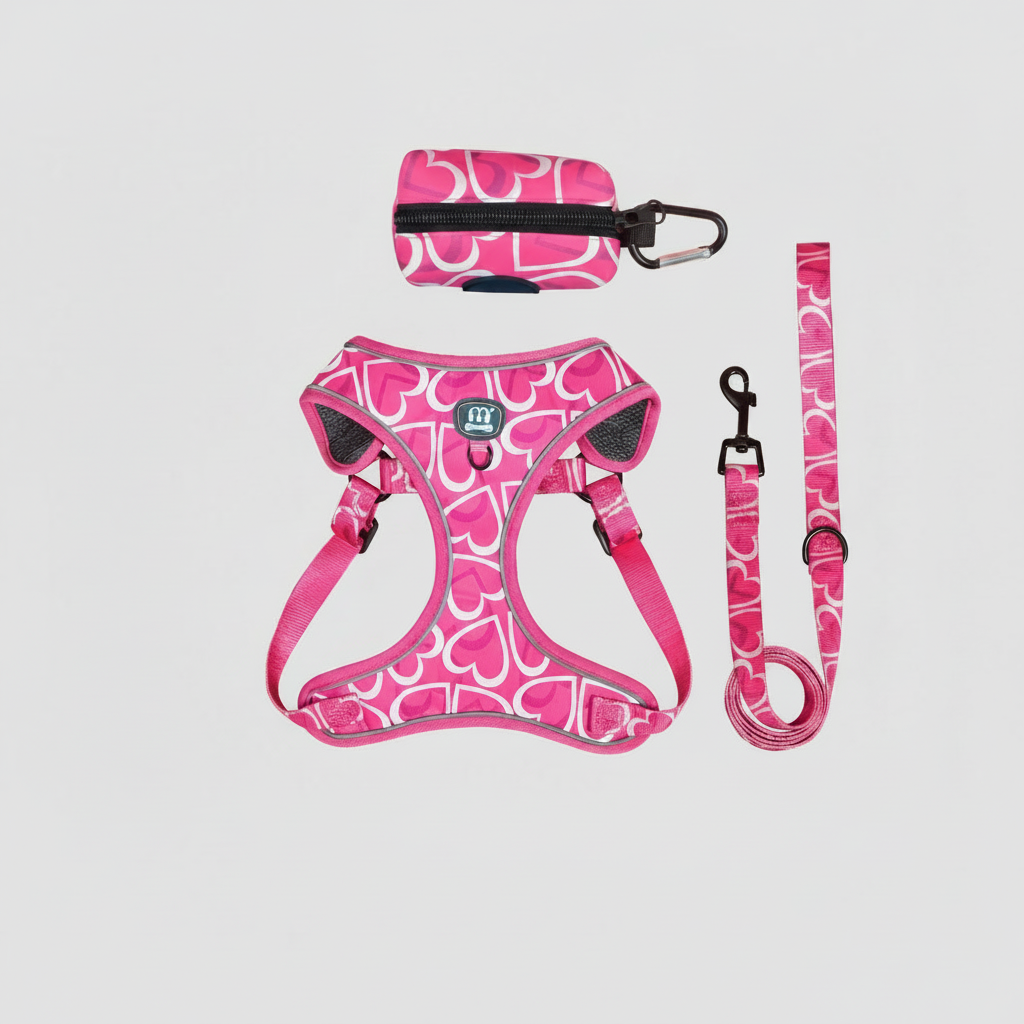 3-Piece Dog Harness & Leash Set image 3