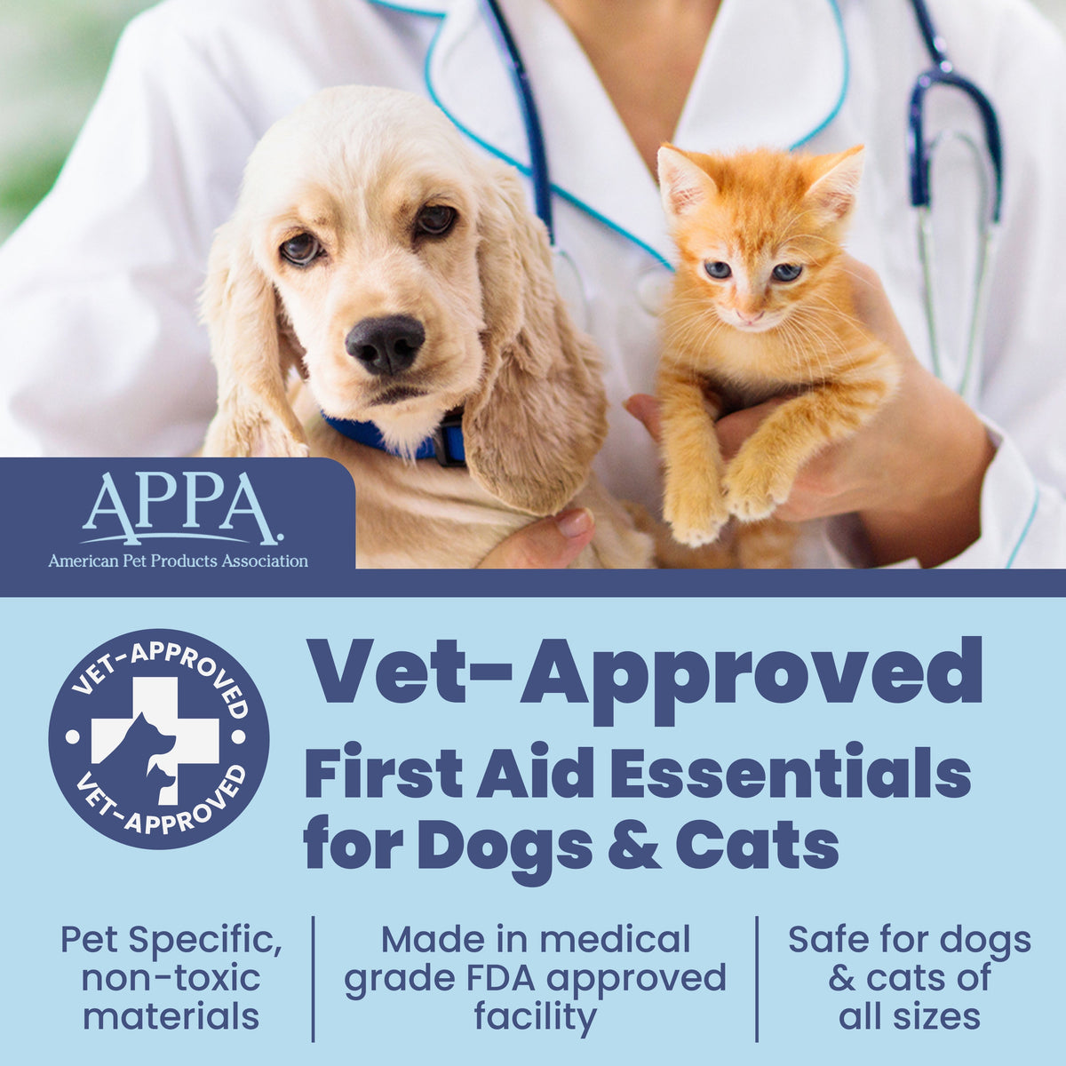 Pet First Aid Kit for Dogs & Cats with Vet-Approved Essentials image 3